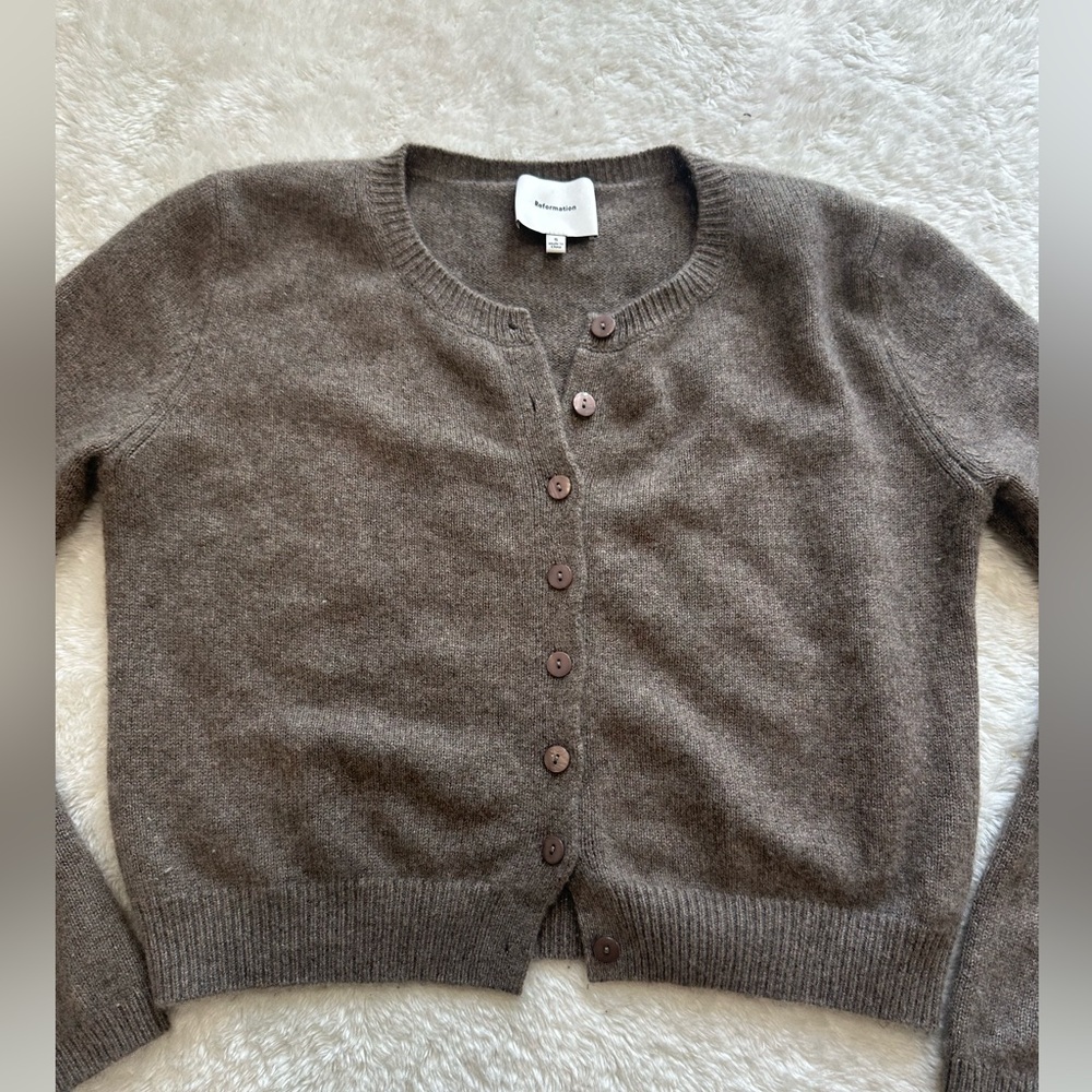 Reformation Clara Cashmere Cardigan